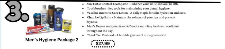 SOLD OUT - V3 - Men’s Hygiene’s Pack 2